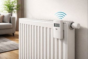 Heizk�rper mit Messger�t 