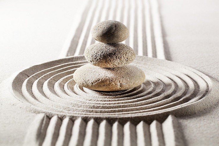 Zen Steine Sand Zen Steine Sand