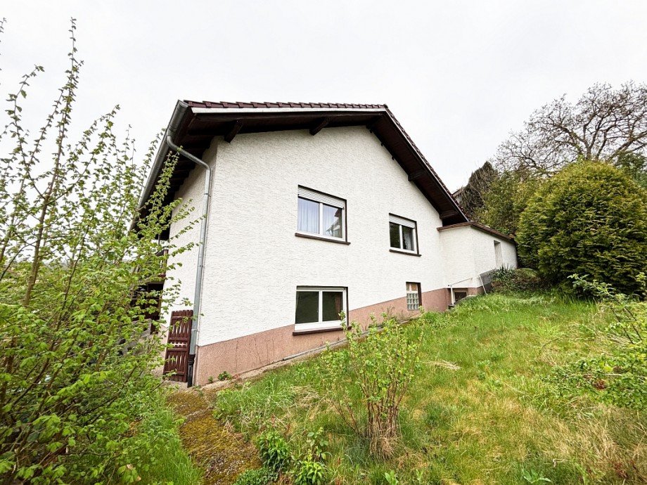 Hausansicht Gartenseite Einfamilienhaus Modautal/Klein-Bieberau
