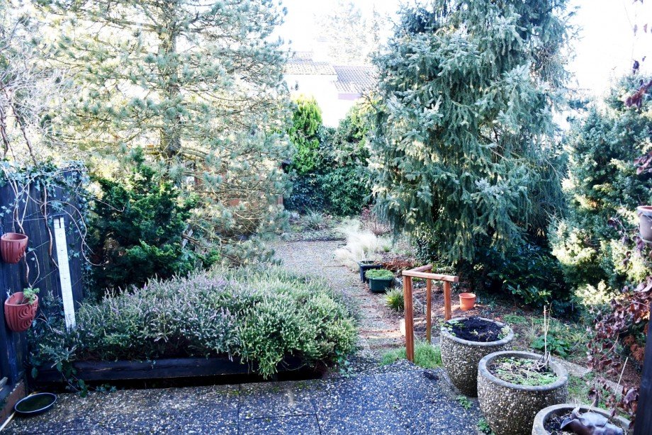 sch�n eingegr�nter Garten Reihenhaus Ro�dorf