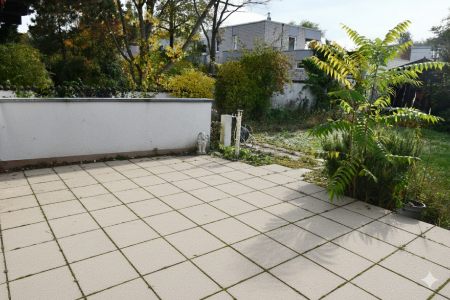 gro�e Sonnenterrasse Bungalow Darmstadt-Kranichstein