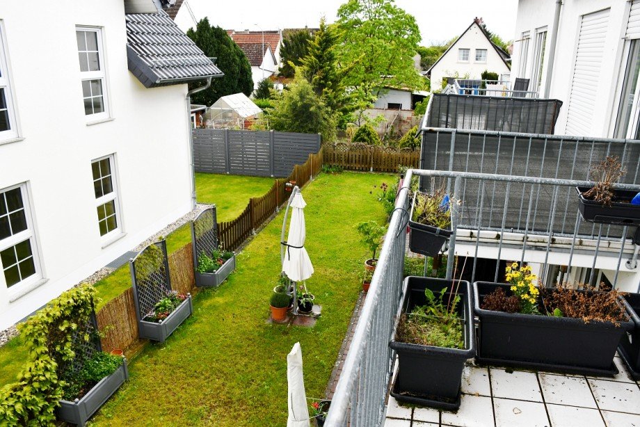 Blick vom Balkon Maisonettewohnung Griesheim