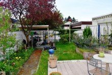 Garten **RESERVIERT** Architektenbungalow + Einliegerwohnung + separate B�roeinheit in Feldrandlage