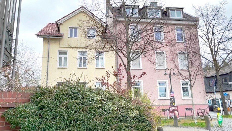 Hausansicht Dachgeschosswohnung Darmstadt