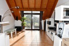 ger�umiger Wohnbereich **VERKAUFT** Schicke Maisonettewohnung mit Sonnenbalkon und herrlichem Blick