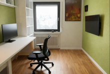 Arbeiten/Gast **VERMIETET** Attraktive 3-Zimmer-Wohnung mit Sonnenloggia und Pkw-Stellplatz