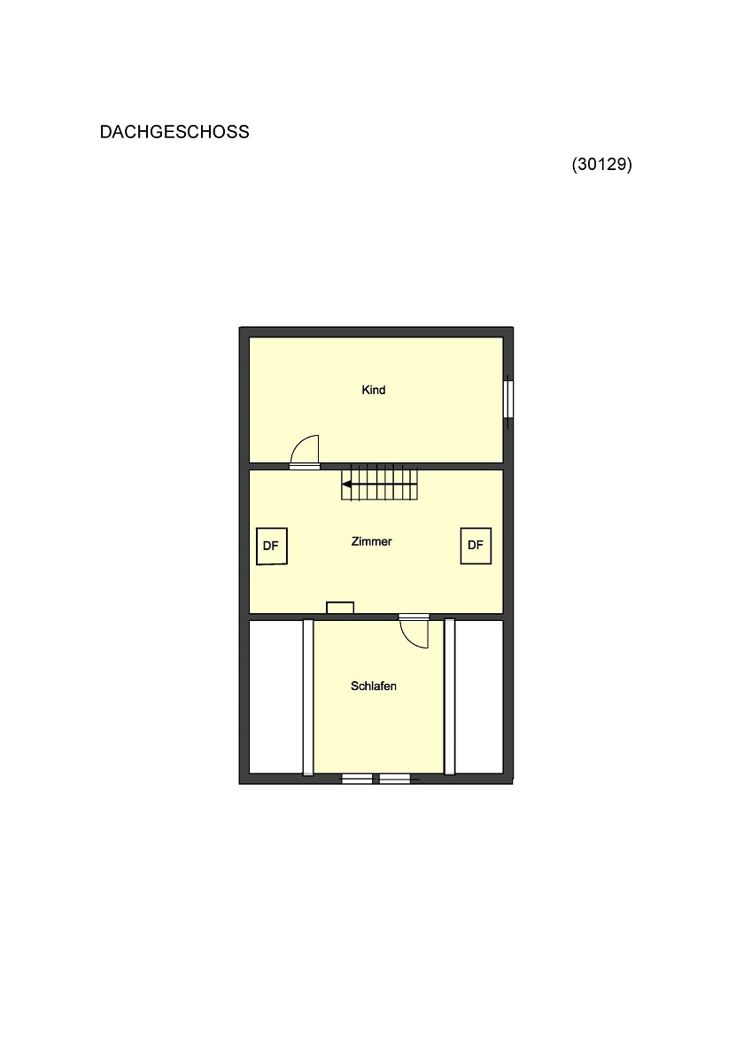 Grundriss Dachgeschoss Einfamilienhaus Darmstadt-Arheilgen