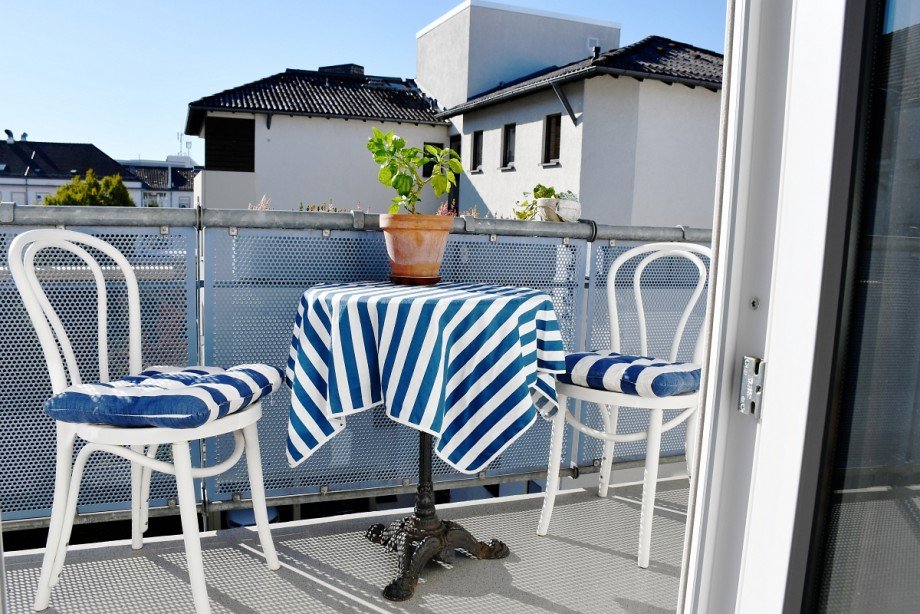sonnige Sitzgelegenheit Etagenwohnung Darmstadt