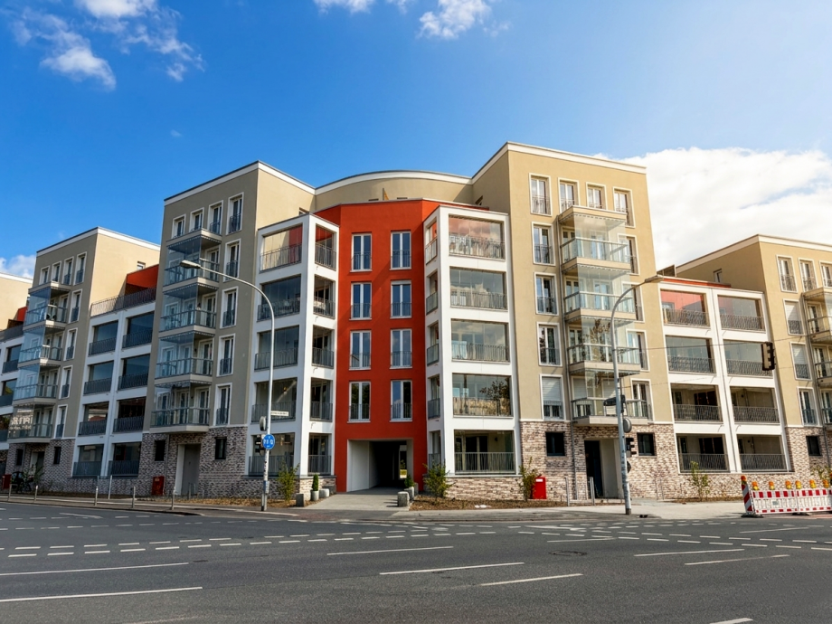 Hausansicht Vorderseite Dachgeschosswohnung Darmstadt