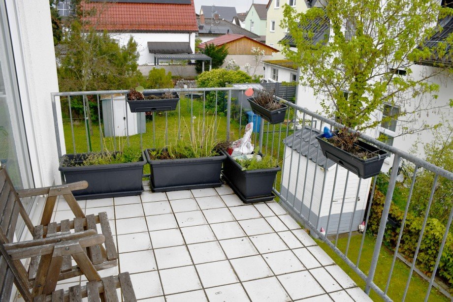 Sonnenbalkon Maisonettewohnung Griesheim