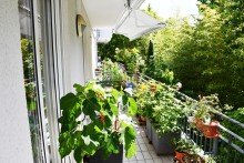 gro�er Sonnenbalkon mit Markise **VERKAUFT** Attraktive Eigentumswohnung in begehrter Darmst�dter Lage, an der Rosenh�he