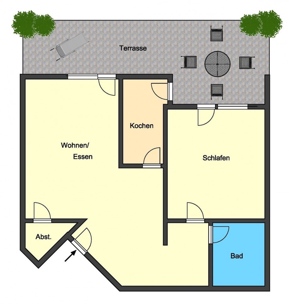 Grundriss Wohnung Darmstadt-Eberstadt