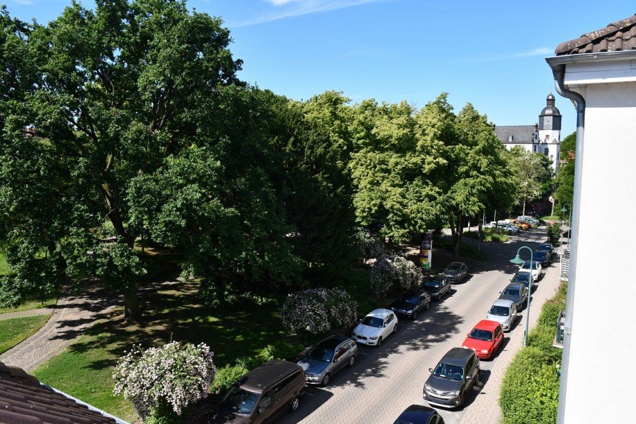 Blick von der Loggia Dachgeschosswohnung Darmstadt