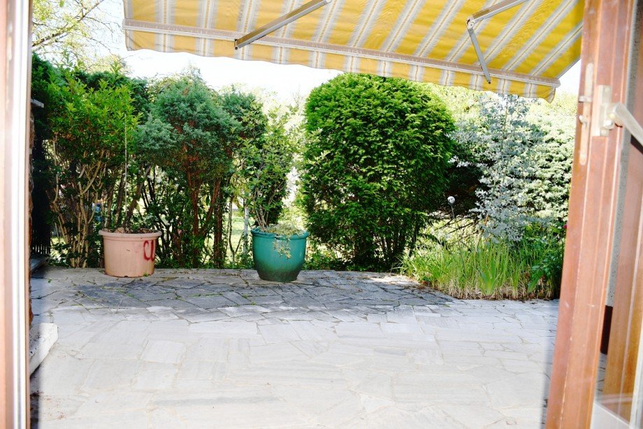 Sonnenterrasse mit Markise und ... Einfamilienhaus Darmstadt-Eberstadt
