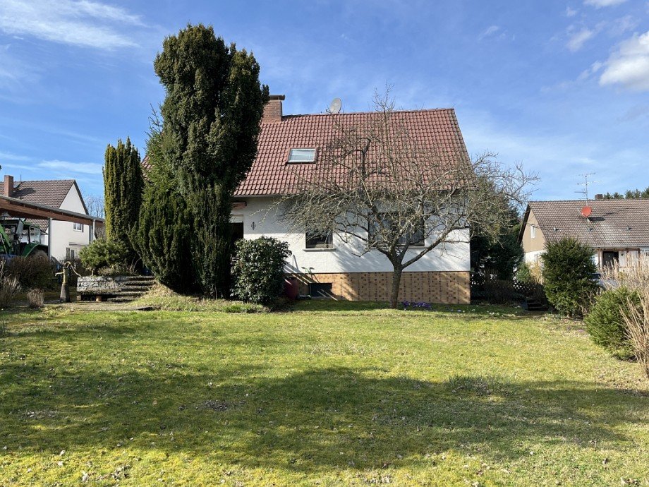Hausansicht Gartenseite Einfamilienhaus Modautal-Ernsthofen