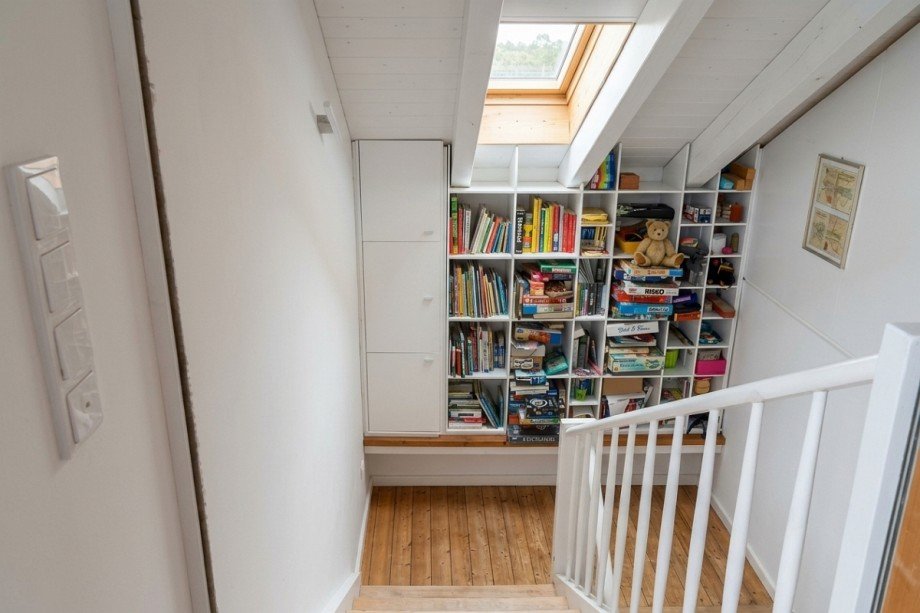 Treppe zum Dachgeschoss Renditeobjekt Darmstadt