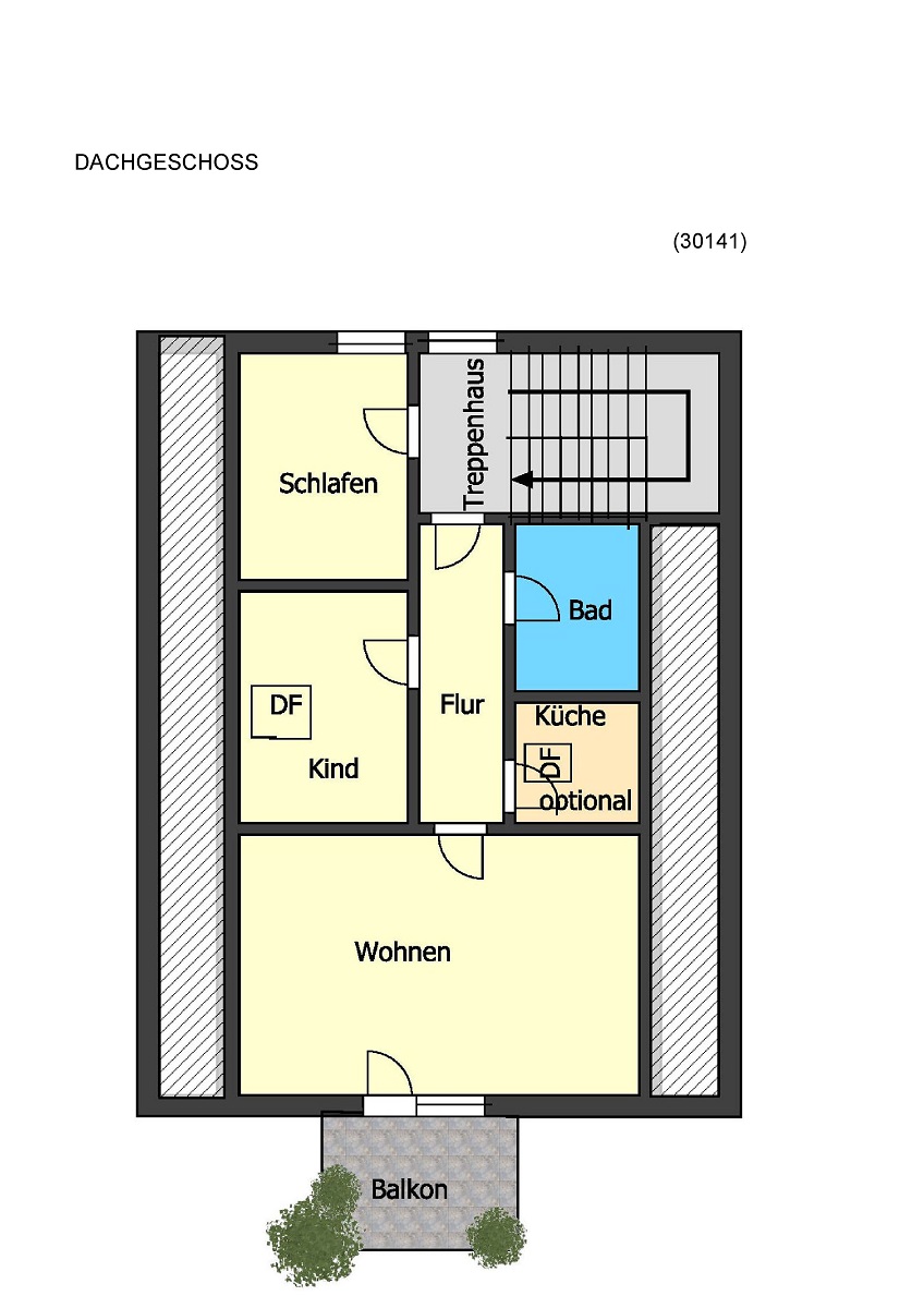 Grundriss Dachgeschoss Einfamilienhaus Riedstadt-Crumstadt