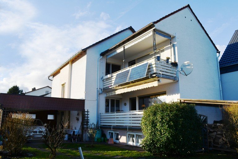 Hausansicht Gartenseite Weiterstadt Zweifamilienhaus Freistehendes Zweifamilienhaus auf ca. 1.000 m� weiter bebaubarem Grundst�ck in Weiterstadt