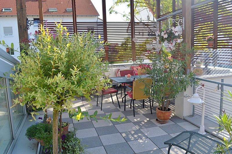 herrliche Dachterrasse Haus Riedstadt-Leeheim