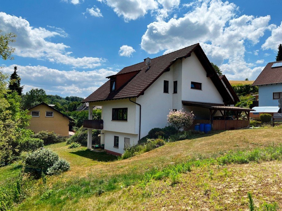 Hausansicht Gartenseite Einfamilienhaus Lautertal-Lautern