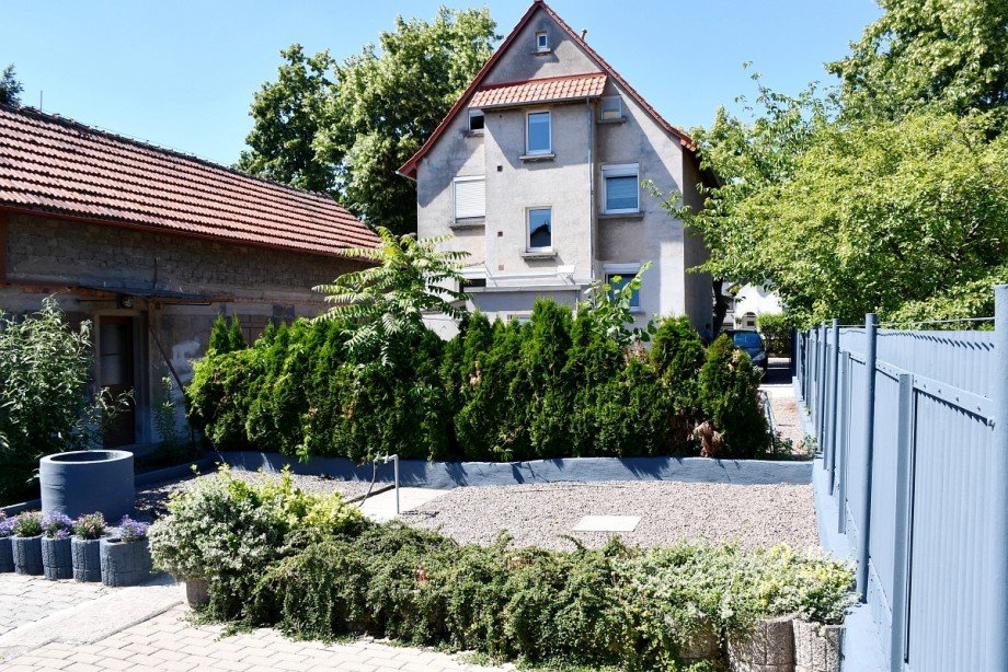 Hausansicht Gartenseite Haus Weiterstadt