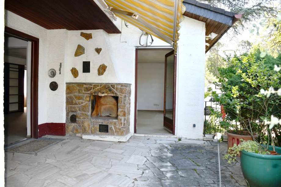 ... Au�enkamin Einfamilienhaus Darmstadt-Eberstadt