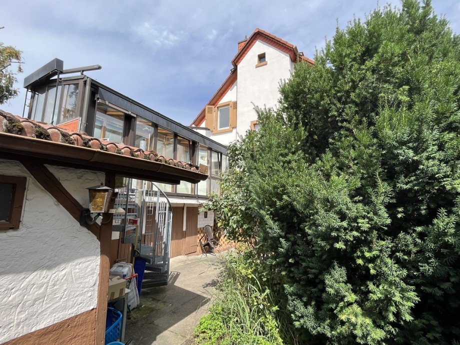 Hoffl�che Wintergarten Einfamilienhaus Weiterstadt