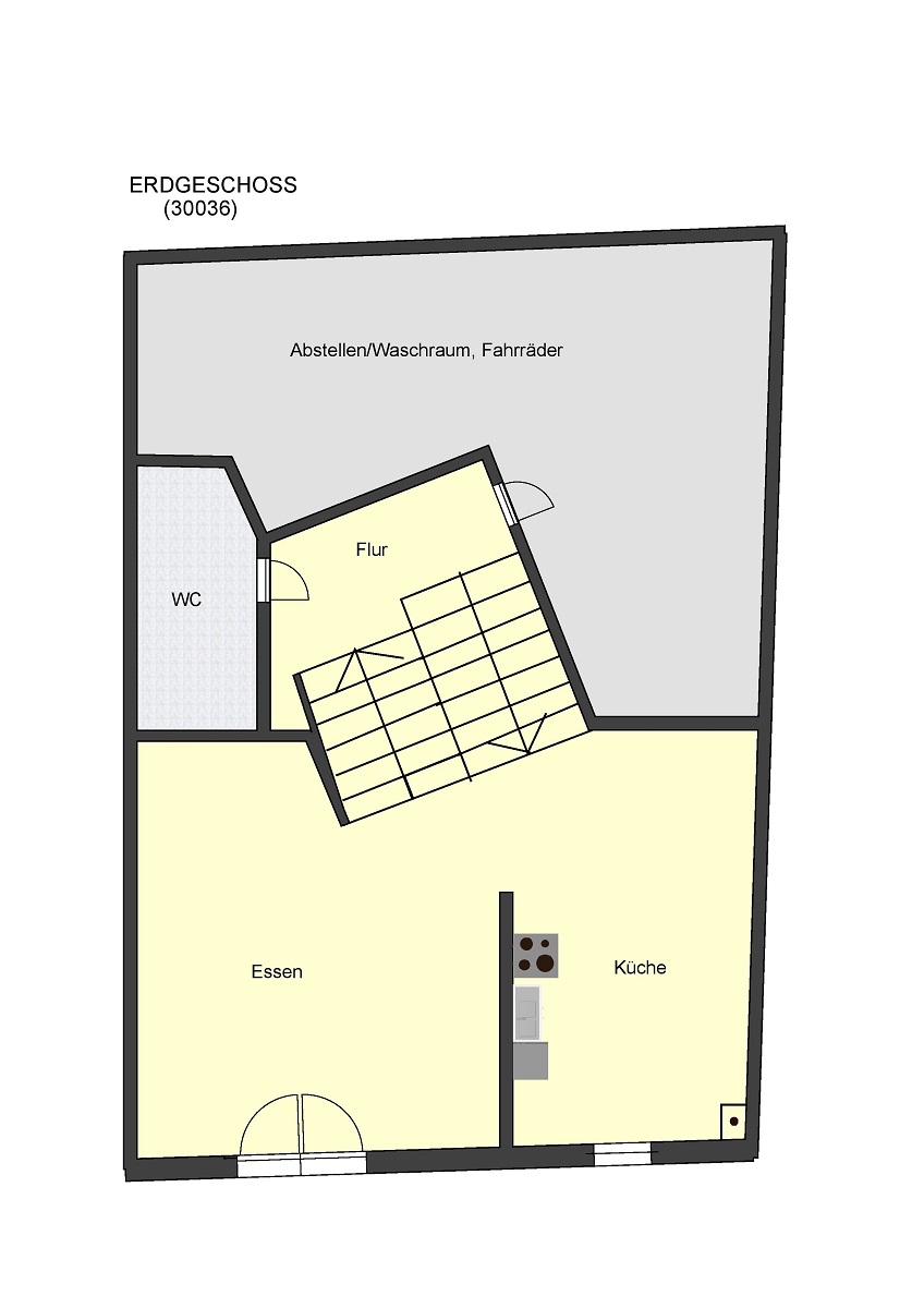 Grundriss Erdgeschoss Haus Zwingenberg