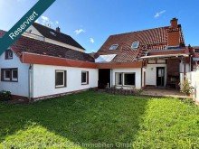 Hausansicht Gartenseite **VERKAUFT** Charmantes Einfamilienhaus mit vielseitig nutzbarem Nebengeb�ude