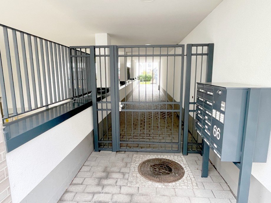 gesicherter Hauszugang Etagenwohnung Darmstadt