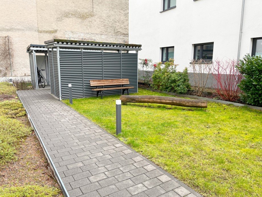 Au�enbereich/Fahrradabstellm�glichkeit Etagenwohnung Darmstadt
