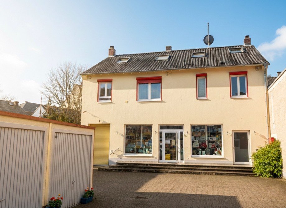 Hausansicht Dachgeschosswohnung Darmstadt