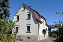 Hausansicht Gartenseite **VERKAUFT** Charmantes Einfamilienhaus mit Ausbau- und weiterem Bebauungspotenzial