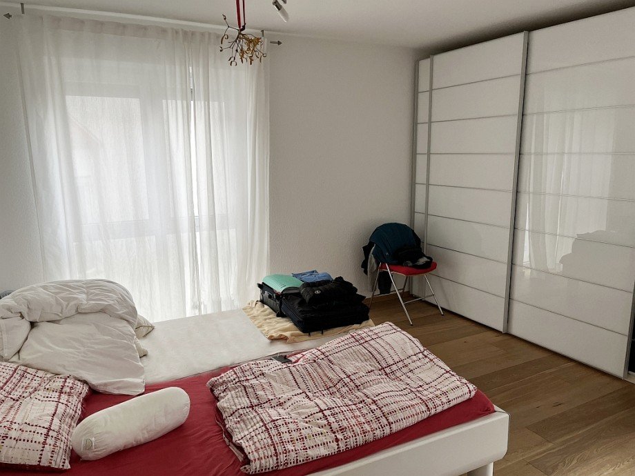 gem�tliches Schlafzimmer Etagenwohnung Bickenbach