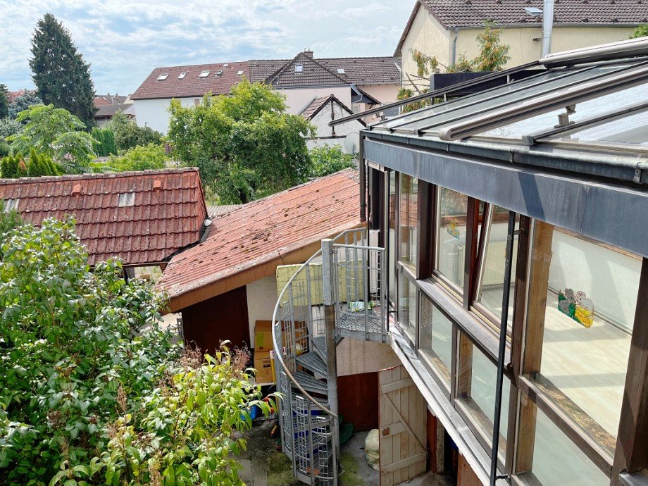 Wintergarten mit Grundst�ckszugang Einfamilienhaus Weiterstadt