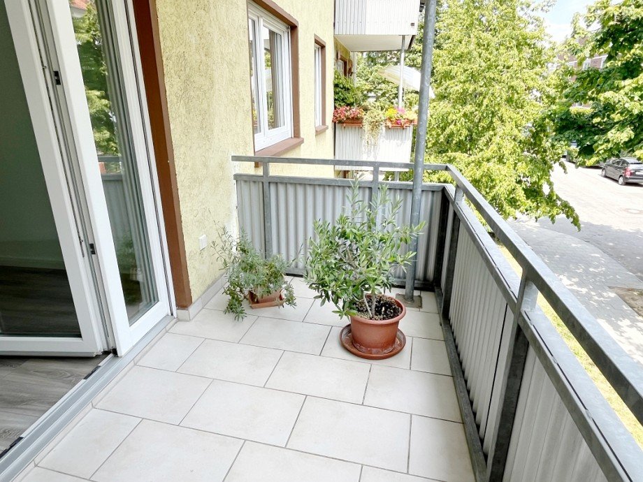Sonnenbalkon Etagenwohnung Darmstadt