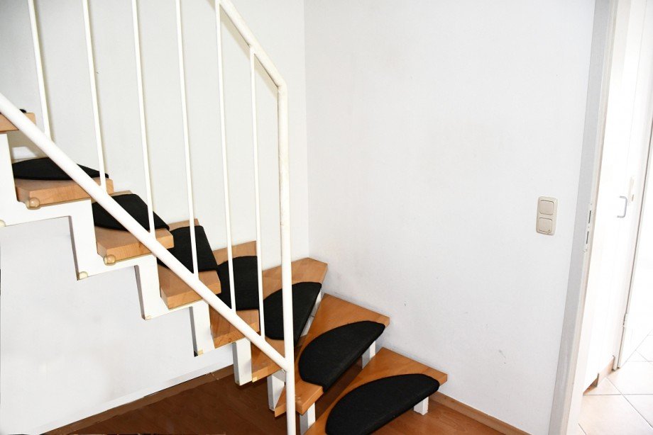 Treppe ins Obergeschoss Maisonettewohnung Griesheim