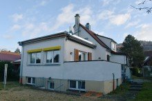 Hausansicht Gartenseite **VERKAUFT** Charmantes Einfamilienhaus mit Gartenparadies in Seeheim