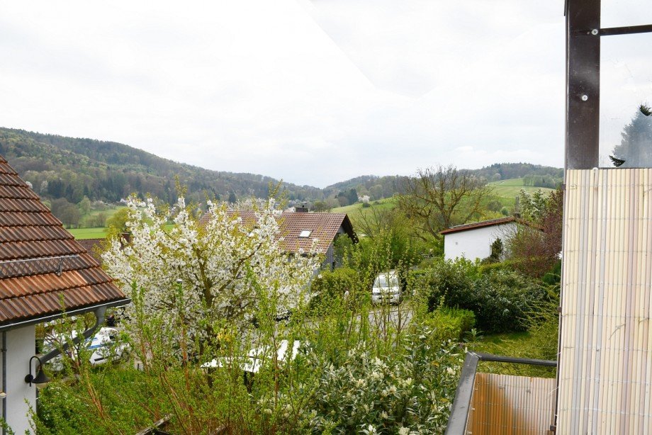 herrlicher Fernblick vom Balkon Einfamilienhaus Modautal/Klein-Bieberau