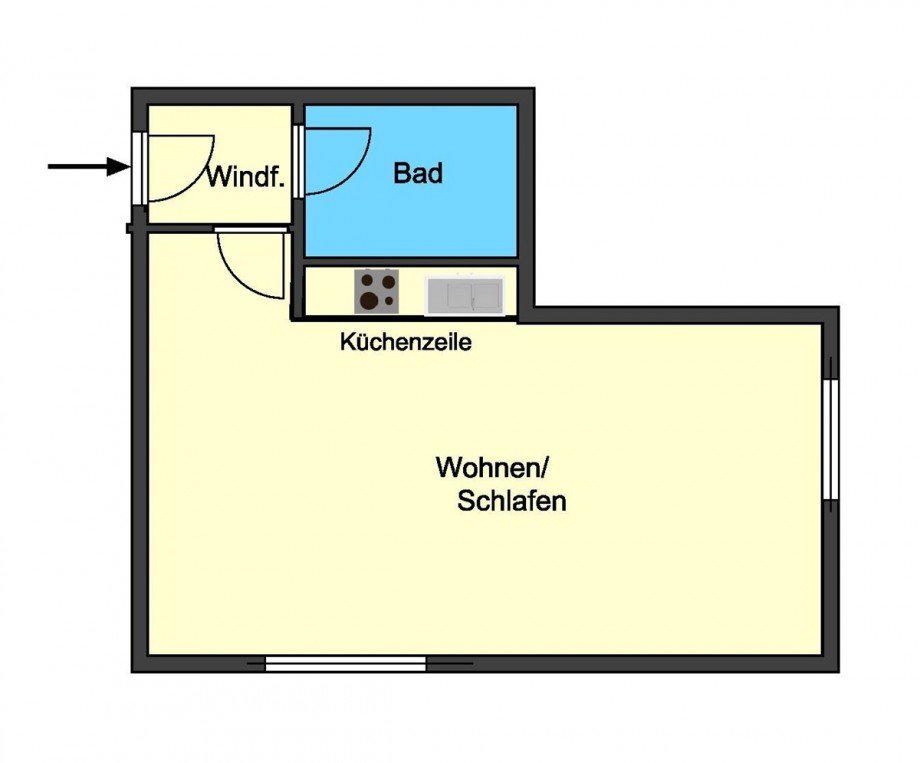 Grundriss Etagenwohnung Michelstadt