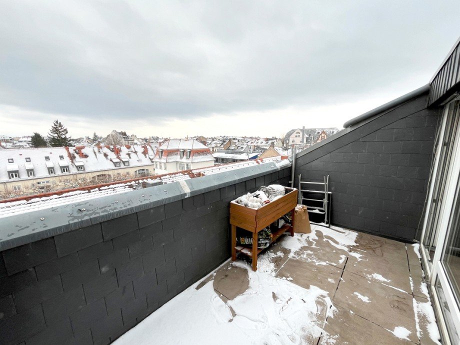 Sonnenbalkon Dachgeschosswohnung Darmstadt