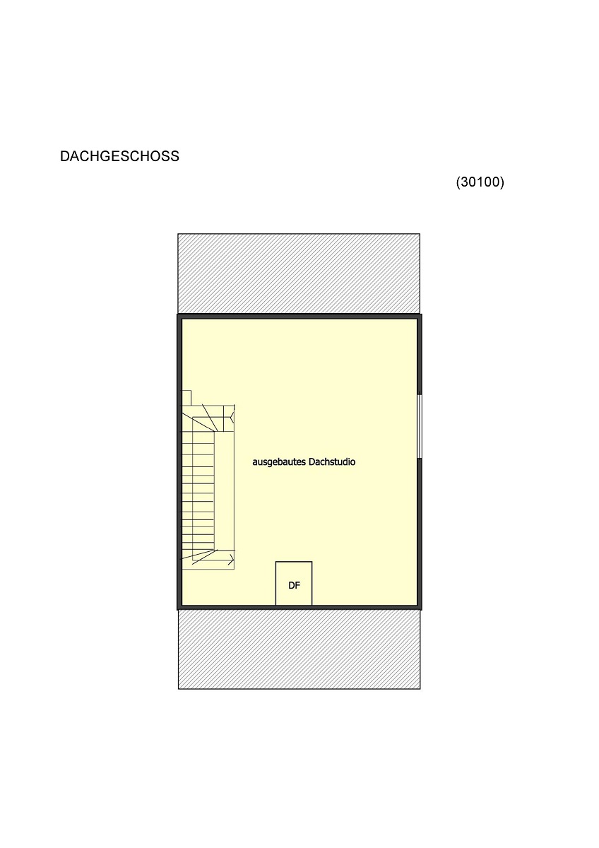 GRUNDRISS DACHGESCHOSS Reihenendhaus M�nster-Altheim