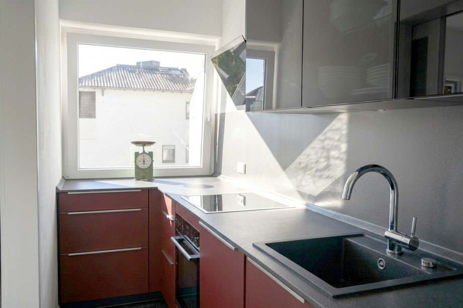 praktische Einbauk�che Etagenwohnung Darmstadt