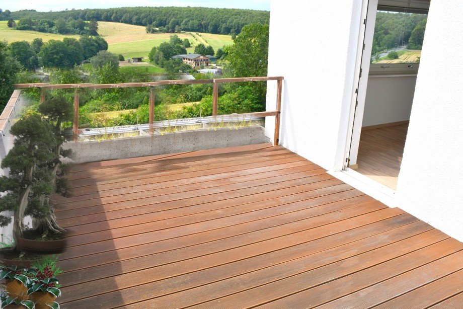 sonnige Dachterrasse Zweifamilienhaus Ober-Ramstadt