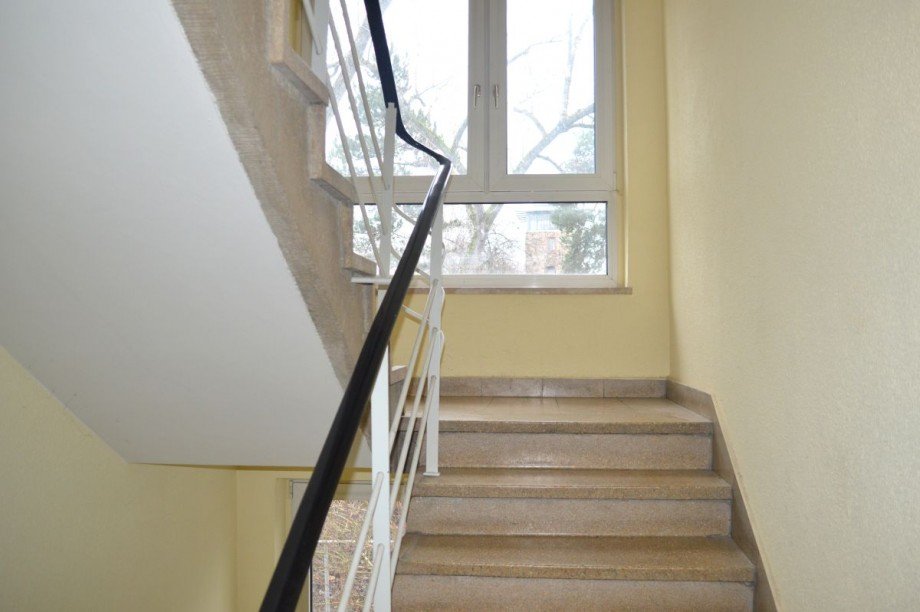 gepflegtes Treppenhaus Dachgeschosswohnung Darmstadt
