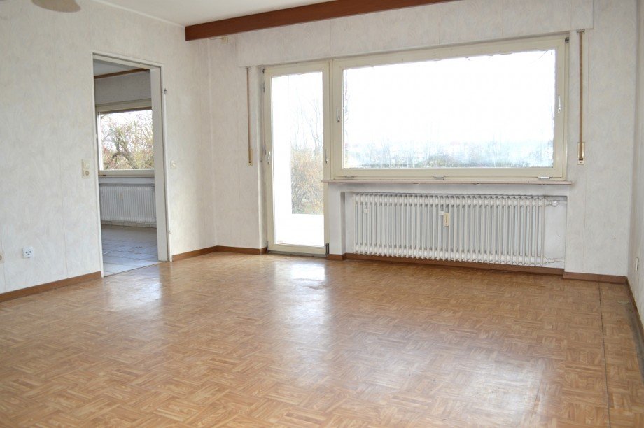 Wohnzimmer mit Terrassenzugang Mehrfamilienhaus Gro�-Zimmern
