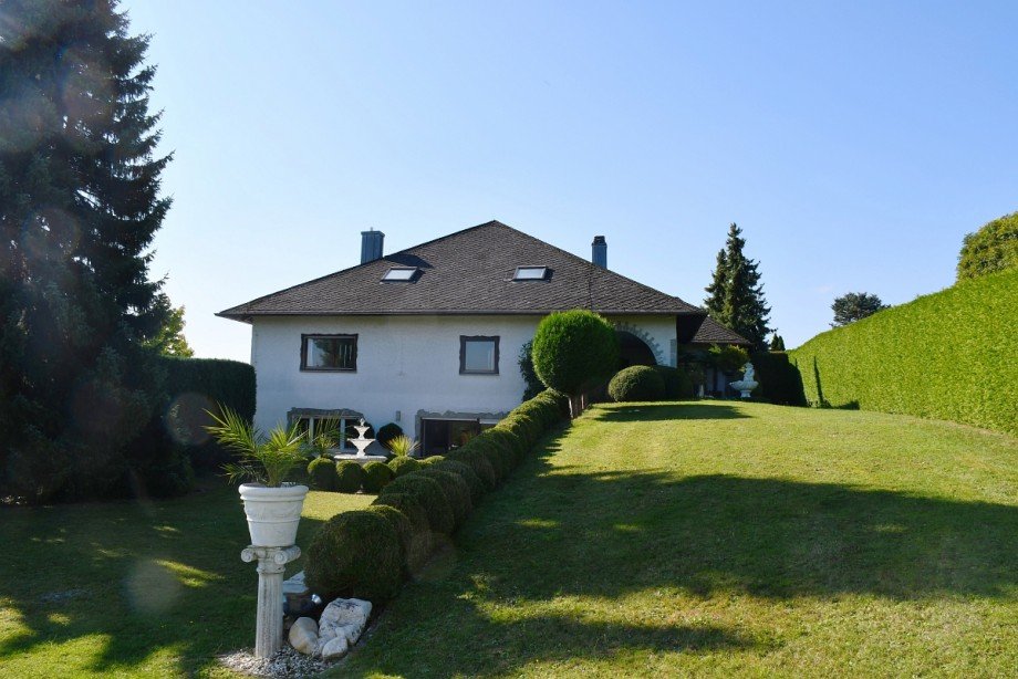 Hausansicht Gartenseite Einfamilienhaus Fr�nkisch-Crumbach