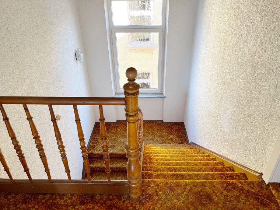 Treppenabgang Dachgeschosswohnung Darmstadt