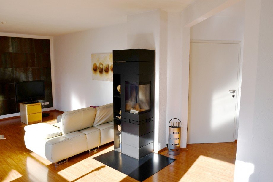 hochwertiger Skantherm-Kaminofen Einfamilienhaus Bickenbach