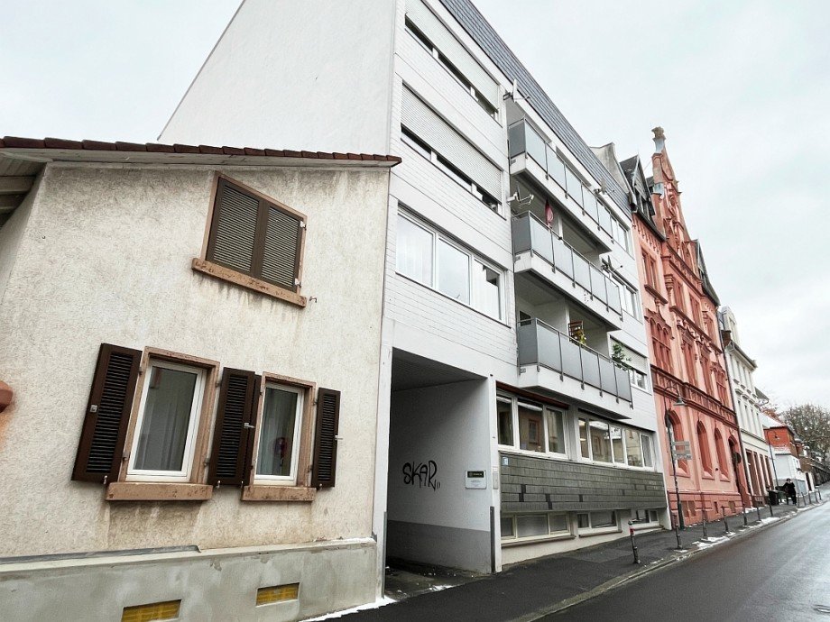 Hausansicht Dachgeschosswohnung Darmstadt